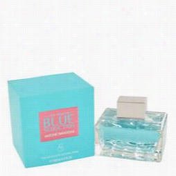 Blue Seductoon  Perfume By Anto Nio Banders,3 .4 Oz Eau De Toilettte Foam Ofr Women