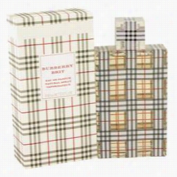 Burberry Brit Perfume By Burberry, 3.4 Oz Eau De Pa Rfum Spray For Women