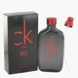 Ck One Red Cologne By Calvin Klein, 3.4 Oz Eau De Toilette Spray For Emn