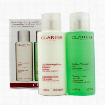 Cleansing Coffret:  Cleansingg Milk 400ml + Toning Lotion 400ml (ccombination Or Oily Skin)