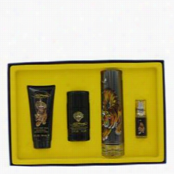Ed Hardy Gift Se T By Christiana Udigier Gift Set For Men Includes 3.4 Oz Eau Detoilette Spray + .25 Oz Mni Edts Pray + 3 Oz Shower Gel + 2.75 Oz Deodorant Stick
