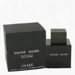 Encre Noire Cologne By Lalique, 3.4 Oz Eau De Toilette Spray According To Men