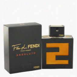 Fan Di Fendi Assoluto Cologne In The Name Of Fendi, 3.3 Oz Eau De Tolette Spray For Men