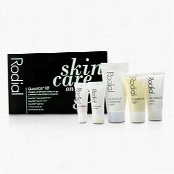 Glamtox Kit: Cleansing Balm 30ml + Glamtox Sunshine Spf15 15ml + Glamtox Night 15ml + 5 Minute Facial 10ml + Glam Bwlm Lip 2.5ml