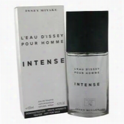 L'eau D'issey Puor Homme Intense Clogne By Issey Miykae, 4.22 Oz Eau De Toilette Sprray (tester) For Men