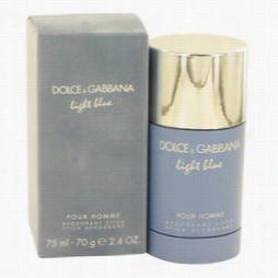 Light Blue Deodoran T By Dolce & Gabbana, 2.4 Oz Deodorant Stick In The Place Of Men