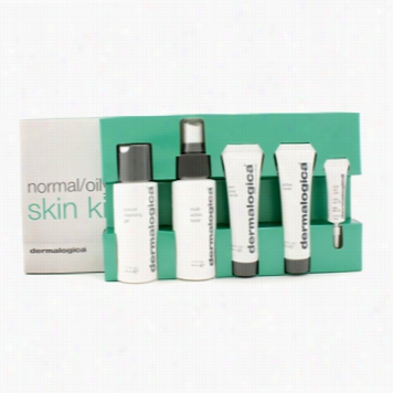 Normal/ Oily Husk Kit: Cleansing Gel +  Tooner + Face Scrub + Active Moist + Eye Care + 2x Sample