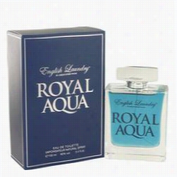 Royal Aqua Colog Ne By Egnlish Laundry, 3.4 Oz Eau De Toilette Spray For Men