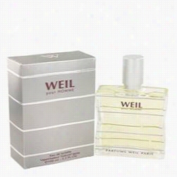 Weil Pour Homme Cologne By Weil, 3.4 Oz Eau De Toilette Spary For Men