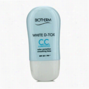 Of A ~ Color D Tox Cc Color Correction Smoothing Base Spf 50 - Luminous (blue)