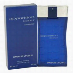 Apparition Cobalt Cologne  By Ungaro, 3 Oz Eau De Toilette Spray For Men