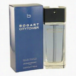 Bogart City Tower Cologne By Jacques Bogart, 3. 3 Oz Eau De Toilette Spray For Men