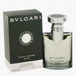 Bvlgari Pour Homme Soir Cologne By Bvlgari, 1  Oz Eau De Toilette Spray For Men