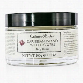 Caribbean Iisland Wil D Flowers Obdy Cream
