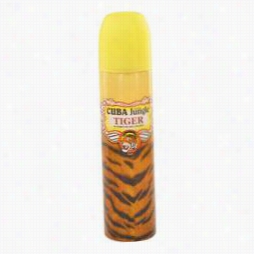 Cuba Jungle Tiger Sweet-smelling By Fragluxe, 3.4 Oz Eau De Parfum Foam (unboxed) In Spite Of Women