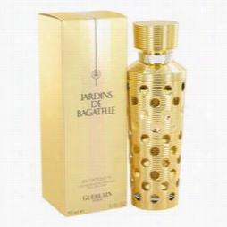 Jardins De Bagatelle Perfume By Guerlain, 3.1 Oz Eau De Toilette Spray Refillable For Women