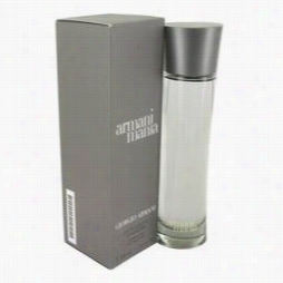 Mania Cologne By Giorgio Armani, 3.4 Oz Eau De Toilette Spray For Men