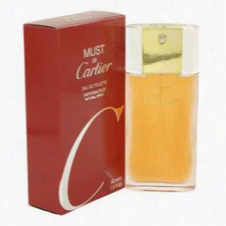 Must De Cartier Perfume By Cartier, 1.6 Oz Eau De Toilette Spray For Women