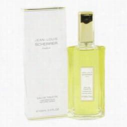 Scherrer Fragrance By Jean Louis Scherrer, 3.4 Oz Eau De Tolitete Spray  On Account Of Wom En