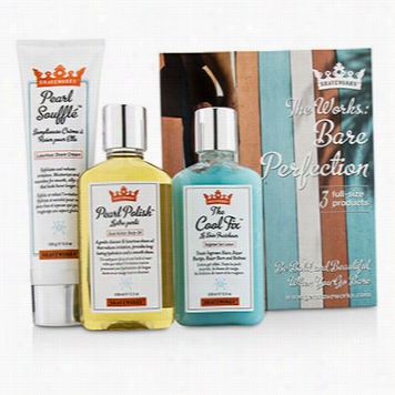 Shaveworks Poor Perfection Kit:  Shave Cream 150g + Targeted Gel Lotion 156ml + Body Oil 15ml