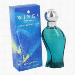 Wings After Shave In Proportion To Giorgjo Beverly Hills, 1.7 Oz After Make Smooth  For Men