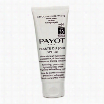 Absolute Pure White Clarte Du Jour Spf 30 Hydrating Protecting Lightening Day Cream (salon Size)