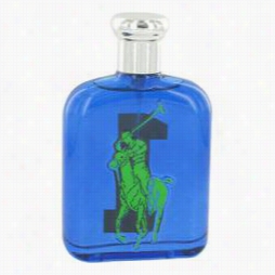 Big Pony Blue Cologne By Ralph Laurn, 4.2 Oz Eau De Toiette Spray (tester) Against Men