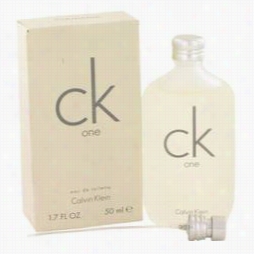 Ckk One Cologneb Y Alvin Klein, 1. 7oz Eeau De Toilete Pour / Spray (unisex) For Men