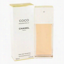 Coco Mademoiselle Perfume By Chanel, 3.4 Ozeau De Toilette Sprray For Women