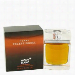 Homme Excetpionnel Collgne By Mont Blznc, 2.5 O Z Eau De Toiletet Spray For Men