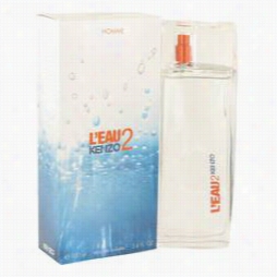 L'eau Par Kenzo 2 Coolgne By Kenzo, 3.4 Oz Eau De Toilette Spray For Mne