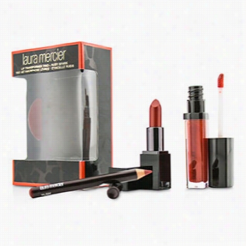 Lip Transformer Trio (1x Lip Glace 4.5g+  1x Mini Lip Co Lor 2g + 1x Miini Edge  Pencil0..7g) - Ruyb Spark