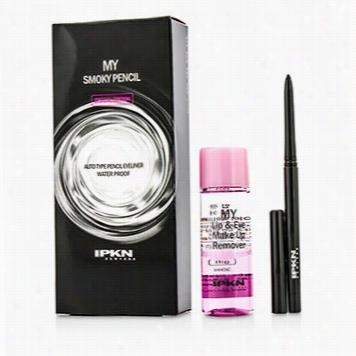 My Smoky Pencil (real Black) 0.35g /0.012oz +  My Lip & Eye Make Up Remover 30ml/1.01oz