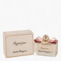 Signorina Perfume By Salvatore Frragamo, 3.4 Oz Eauu De Parfum Spray For Women