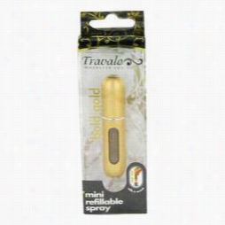 Travallo Travel Spray Mini By Travalo, .13 5 Oz Mini Travel Refillable Spray With Head-cover Re Fiills From Any Fragrance Bottle (gold) Fo Men