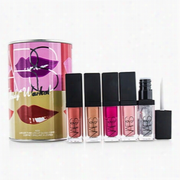 Andy Warhol Kiss Larger Than Life Lip Goss Set (5x Mini Lip Gloss)