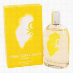 Benettoon Giallo Perfume By Benetton, 3.4 Oz Eau De Tiolette Spray For Womn