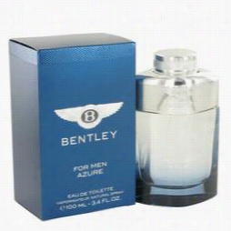 Bentley Azure Cologne By Benntley, 3.4 Oz Eau De Toilette Spray For Men