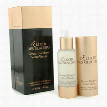 Elixir Des Glaciers Serum Preceux Votre Visage - Swiss Poly-actve Essence (new Packing)