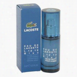 Lacoste Eau De Lacoste L.12.12 Bleu Mini By Lacoste, .27 Oz Mini E Dtt Spray For Men