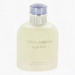 Lihtblue Cologne By Dolce &am; Gabbana, 4.2 Ozz Eau  De Toilette Spray (tester) For Men