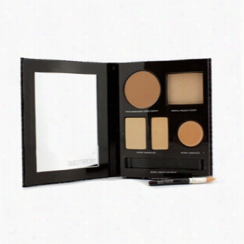 The Fllawless Face Book - # Sand (1x Creme Compac T1x Pressed Powder W/ Sponge 1x Secluded Camouflage...)