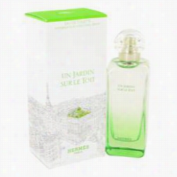 Un Jardin Sru Le Toit Perfume By Hermes, 3.3 Oz Eau De Toilette Spray For Women