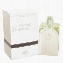 Voyaeg D'hermes Cologne By Hermes, 3.3 Oz Eau De Toilette Spray Refillable For Men