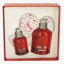 Amor Amor Gift Set By Cacharel Gift Set For Women Includ Es 3.4 Oz Eu De Toilette Sprqy + 1 Oz Eau De Toilette Spray