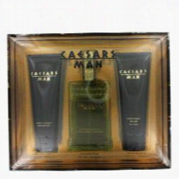 Caesars Gift Set By Caesars Gift Set For Men Inlludes 4 Oz Cologne Spray + 3.3 Oz Shower Gel + 3.3 Oz After Shave Balm