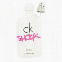 Ck One Shock Perfume By Calvin Klein, 3.4 Oz Eau De Toilette Spray (unboxed) For Woemn