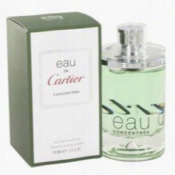 Eau De Cwrtier Perfume By Cartier, 3.4 Oz Eau De Toilette Spray Concentree Unisec) For Women