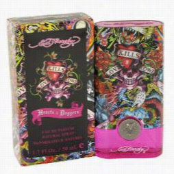 Ed Hardy Hearts & Daggers Perfume By Christian  Audigie, 1.7 Oz Eau Dw Arfum Sprat For Women