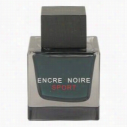 Enre Noire Sport Cologne By Lalique, 3.3 Oz Eau De Toilette Spray (tester) For Men